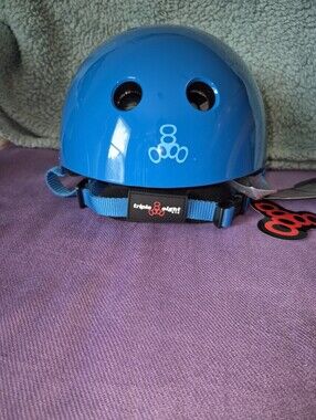 Little Kids Triple Eight Blue Multi-Sport Helmet. Biking, Roller Skating & Board